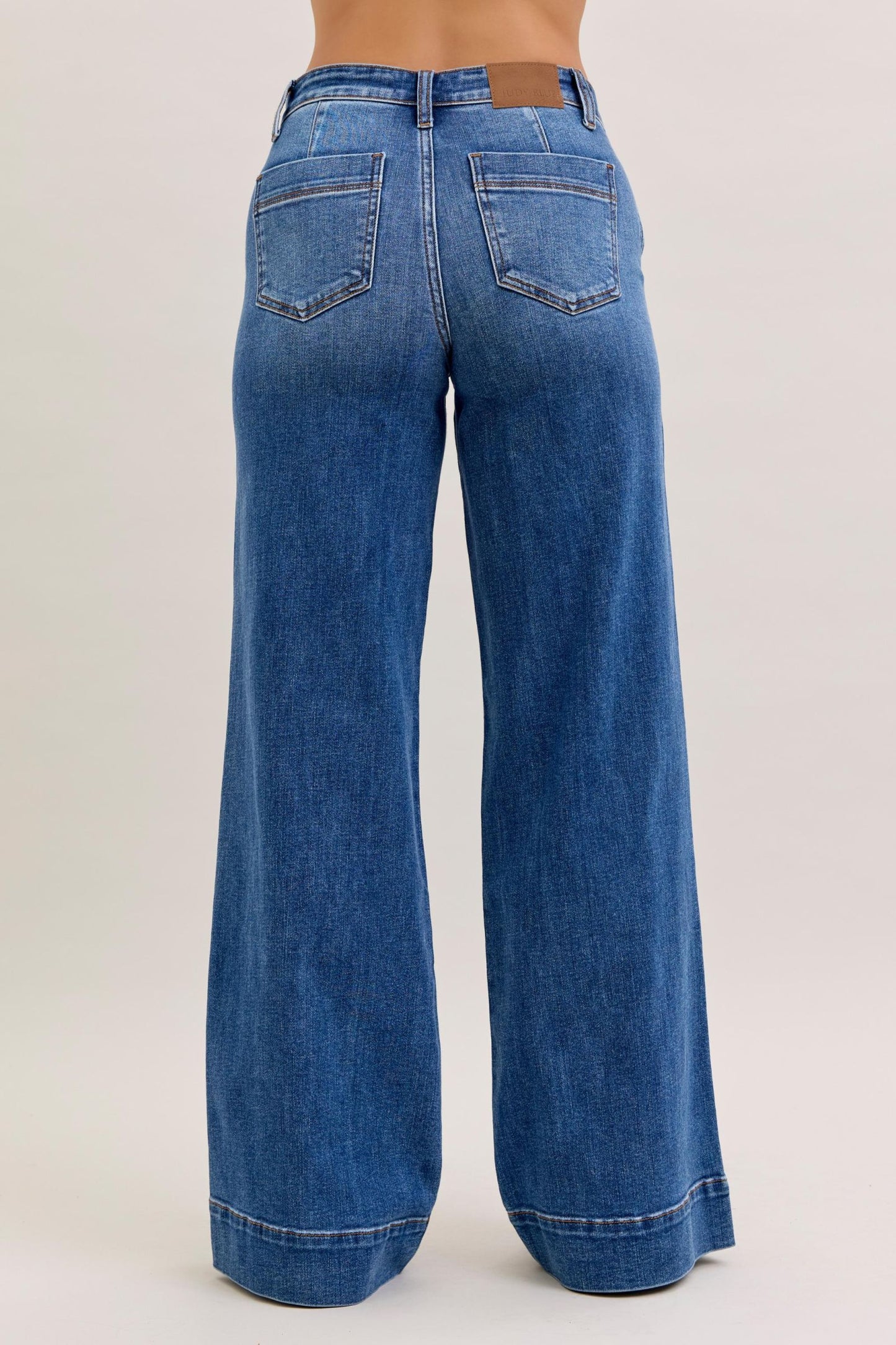 Judy Blue Retro Dark Wide Leg