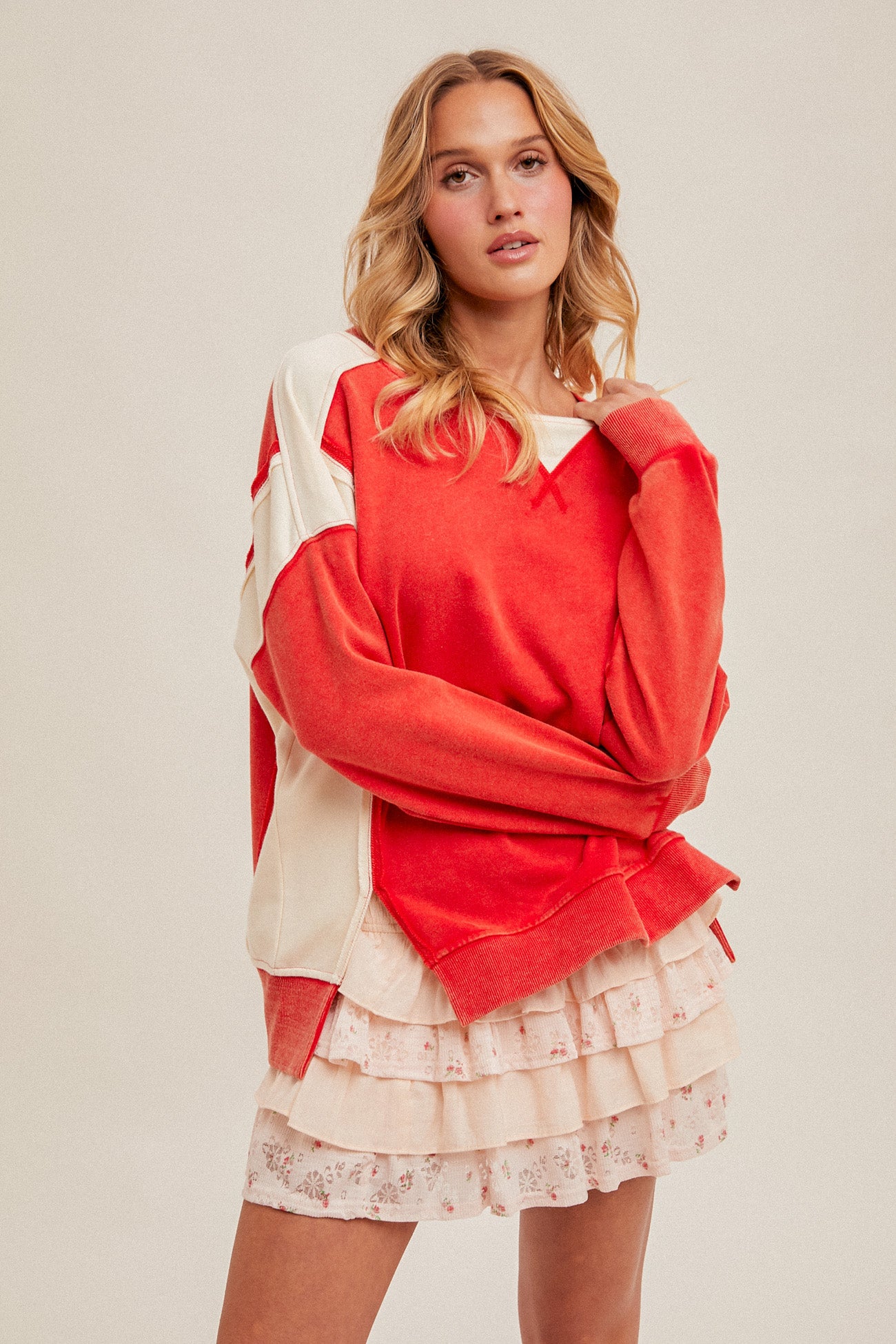 Oversized French Terry Sweatshirt