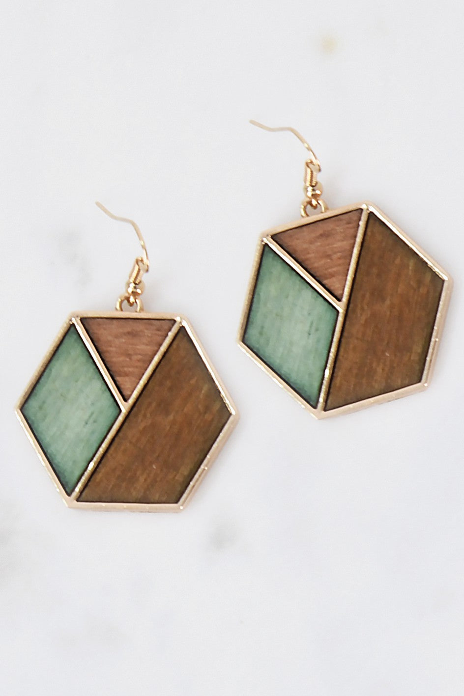 Boho Wood Earrings