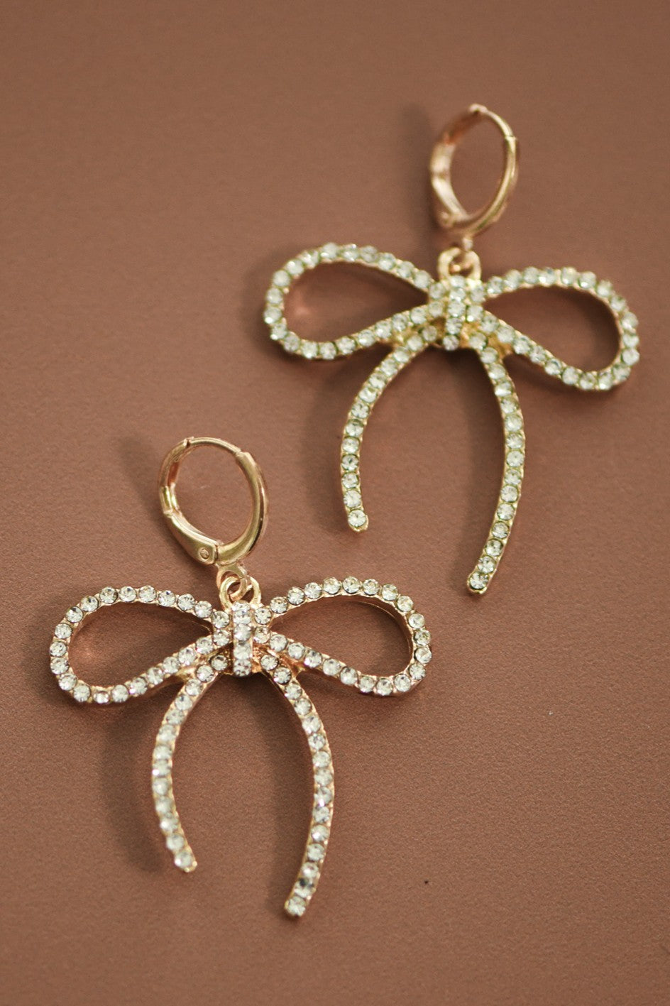 Gold Bow Knot Earrings