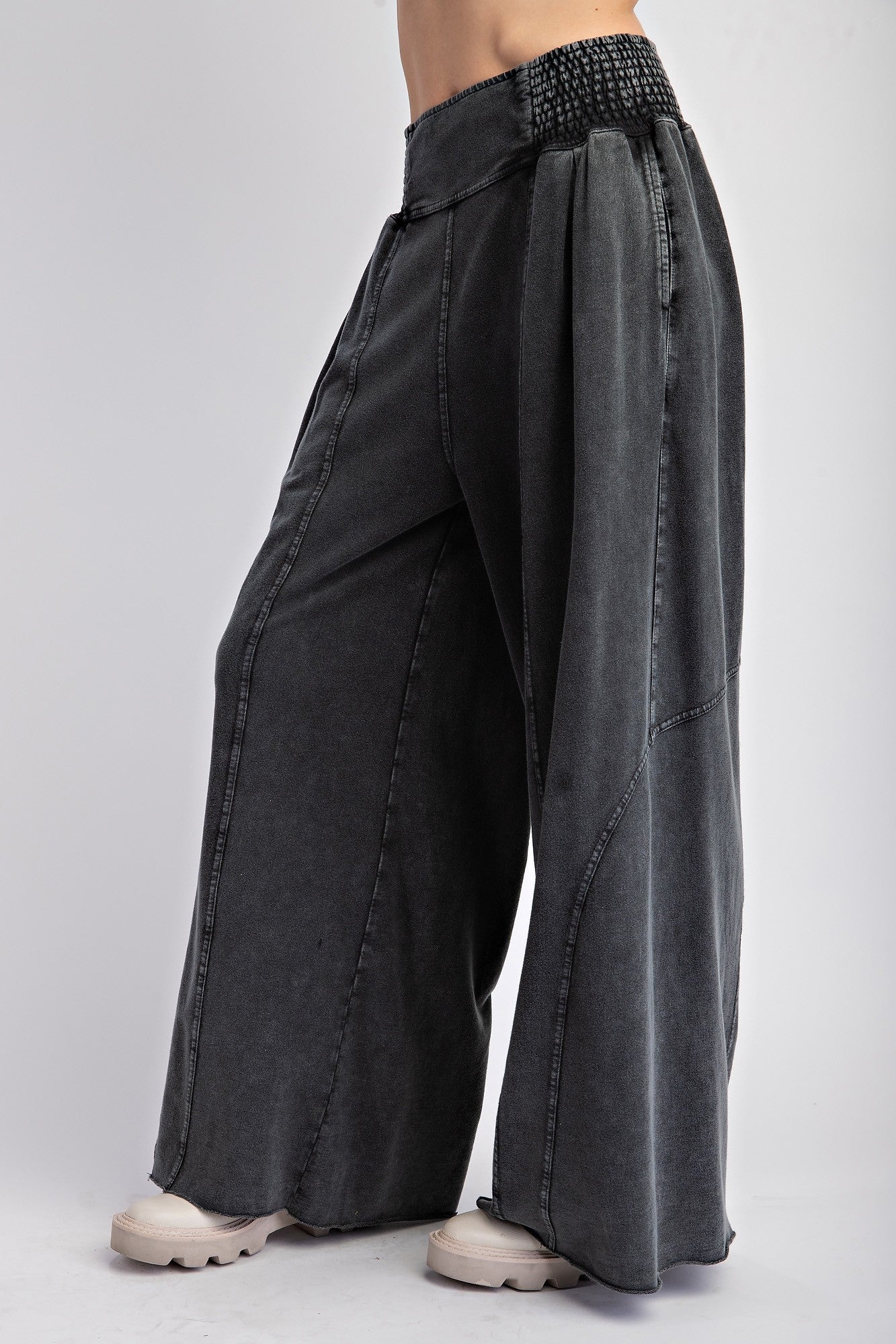 Mineral Wash Terry Knit Pants