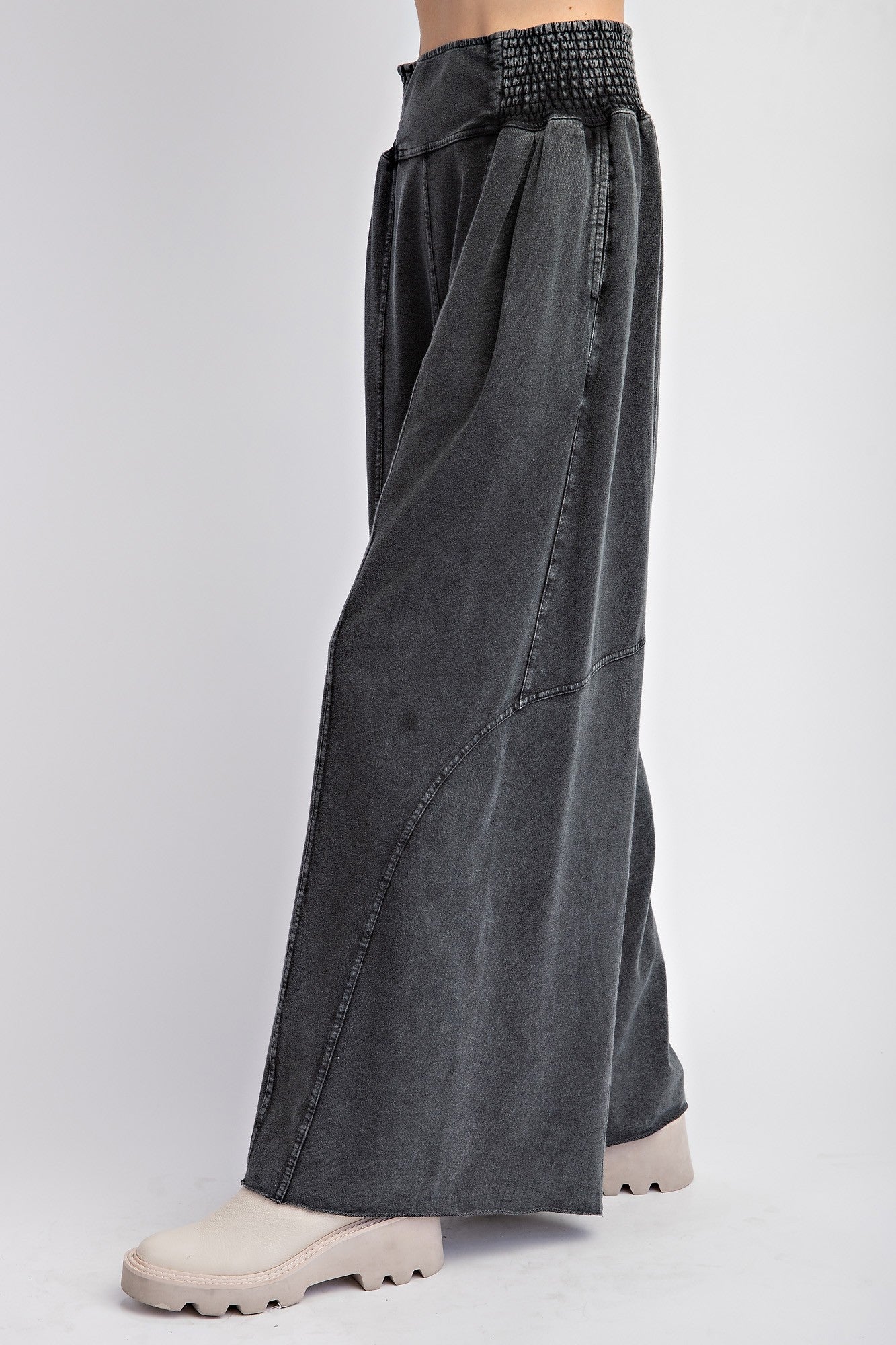 Mineral Wash Terry Knit Pants