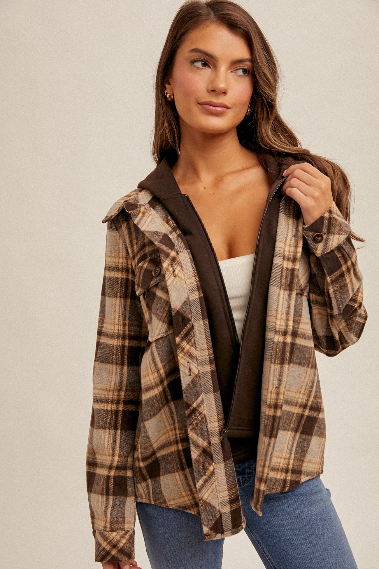 Twofer Hoodie Jacket