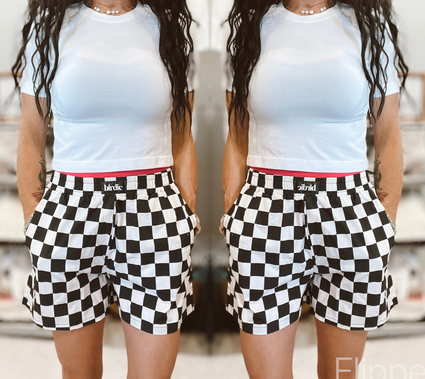 Checker Boxer Shorts