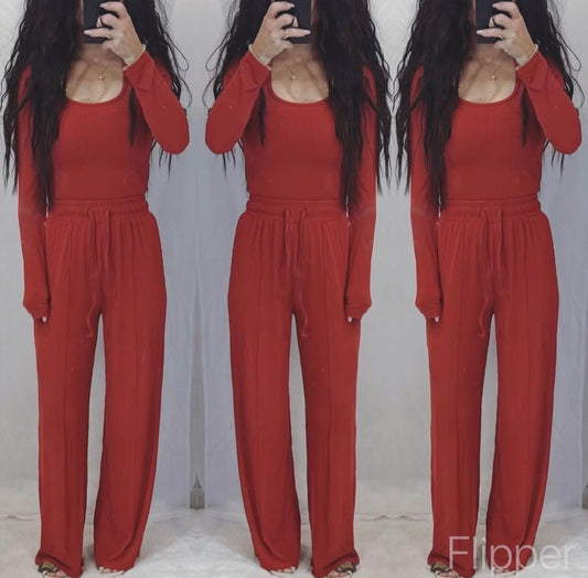 Stretchy Ribbed Bodysuit Sets