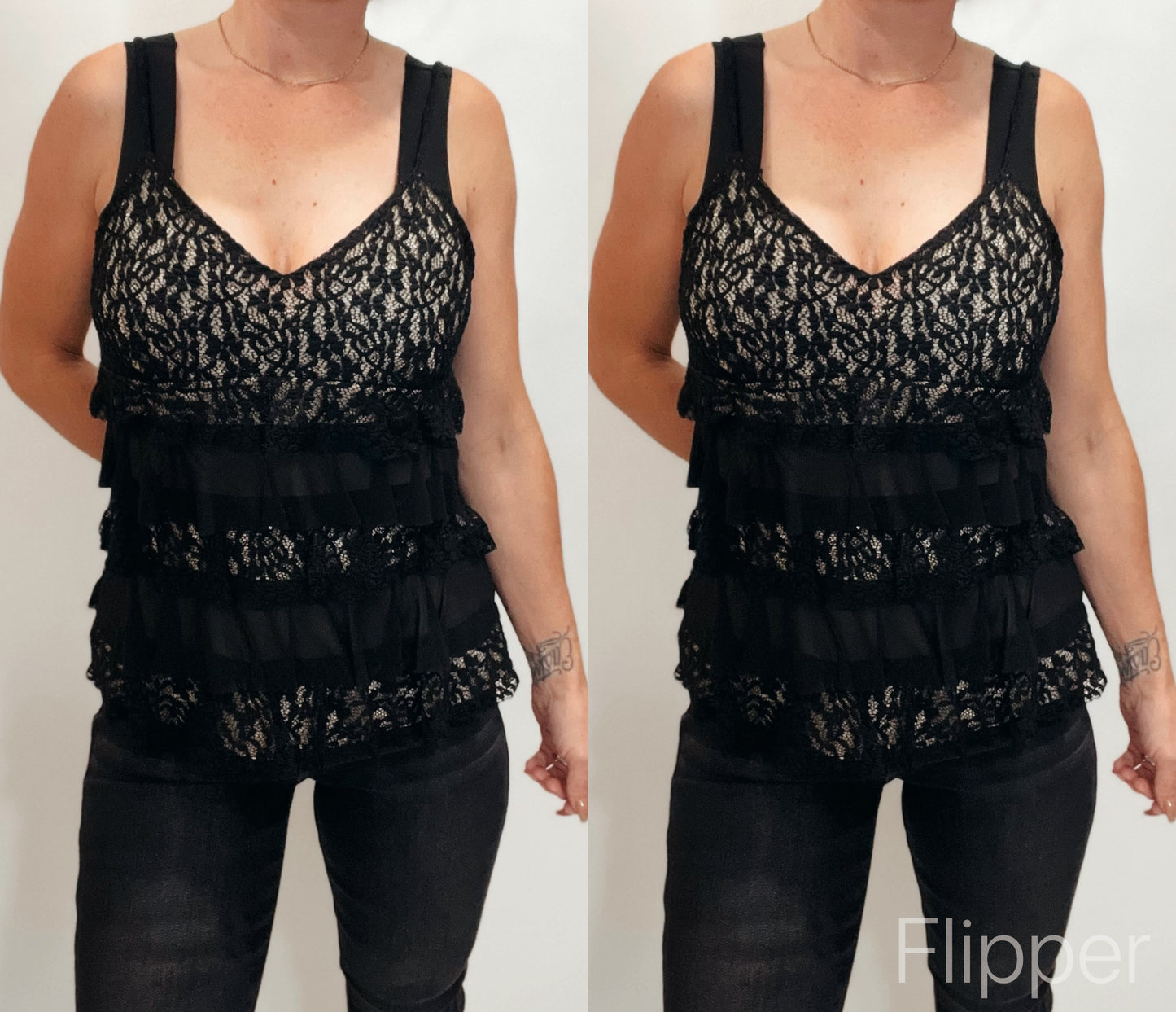 Tiered lace Cami