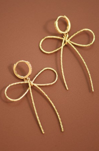 Bow Knot Drop Earrings