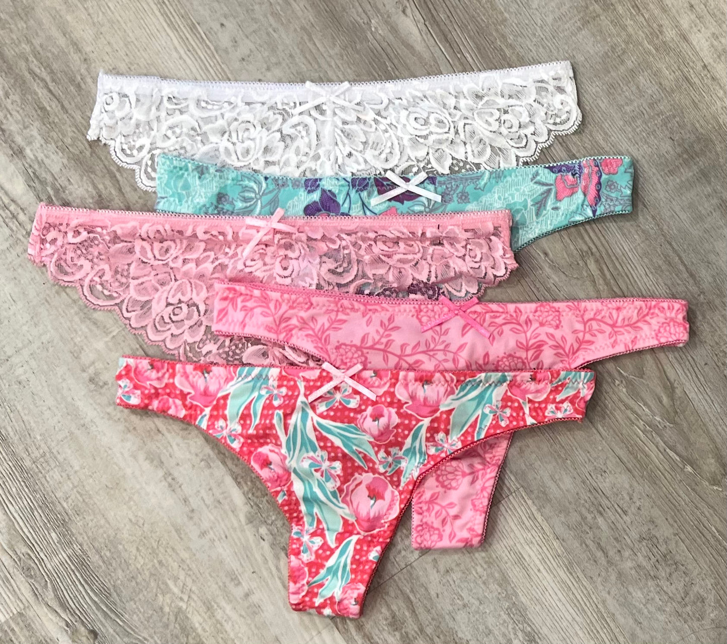Tropical Lace thong Set