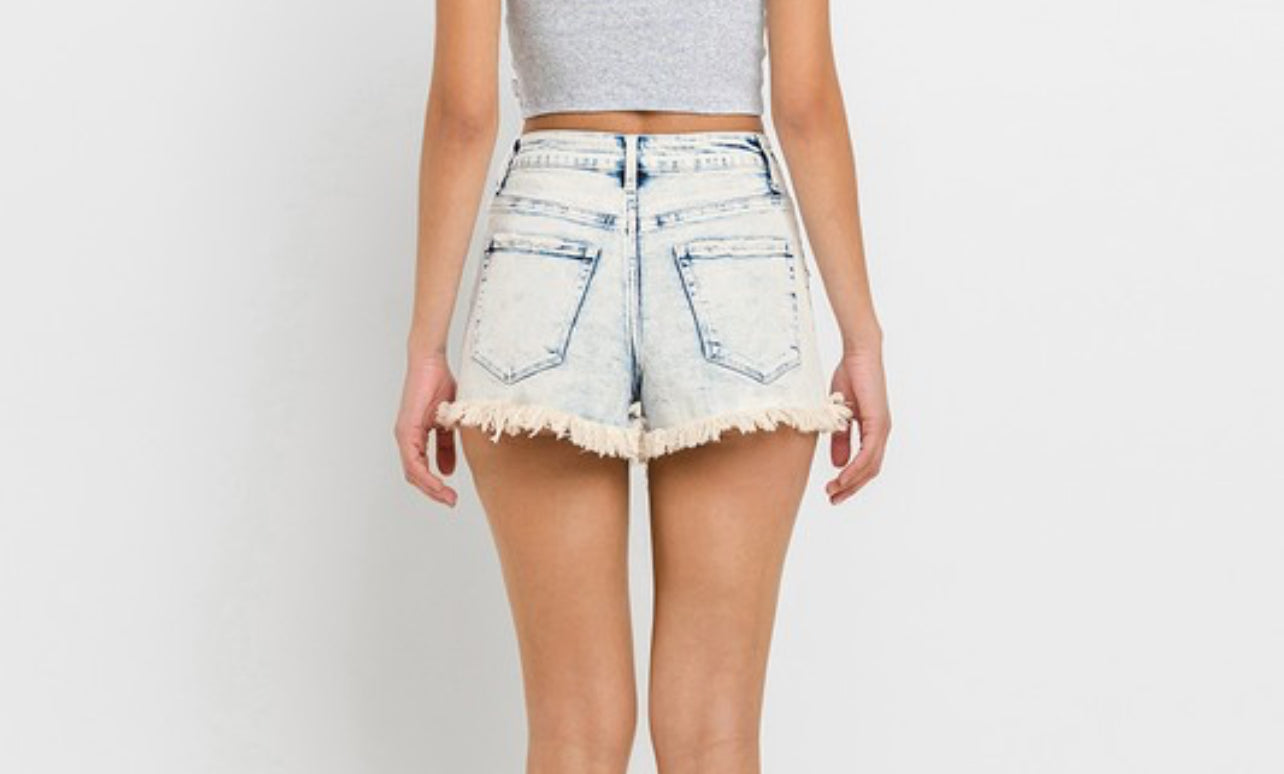 Acid Wash Denim shorts