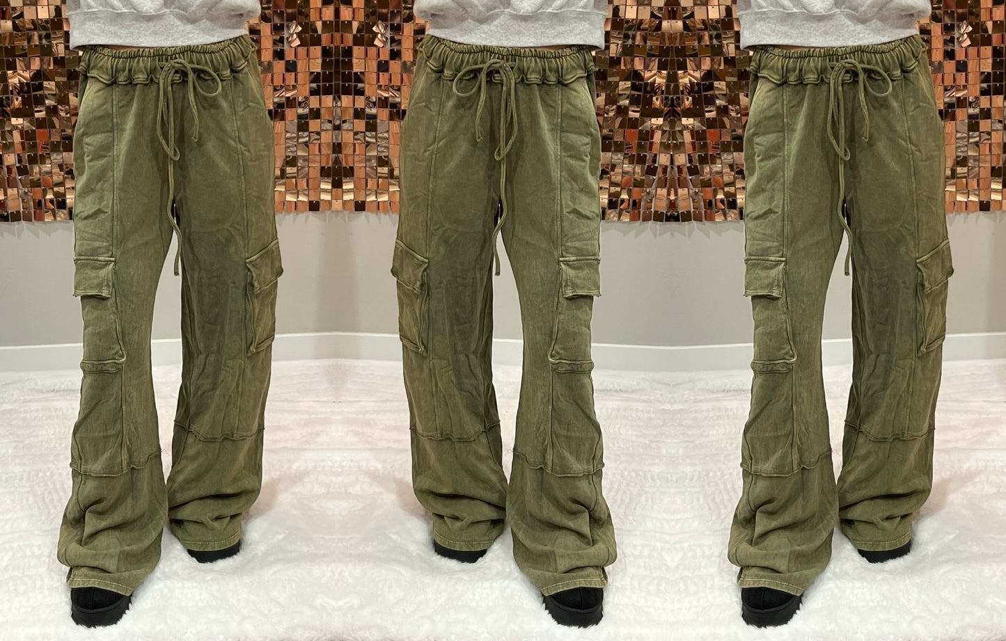 French Terry Cargo Pants
