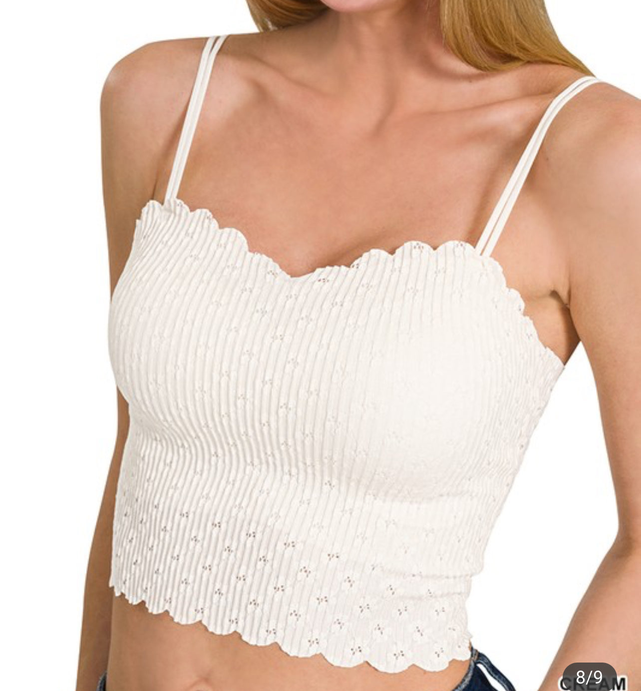 Seamless Lace Padded Bralette