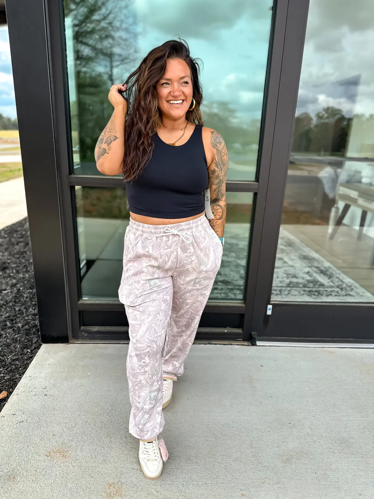 Birdie Tan Camo Joggers