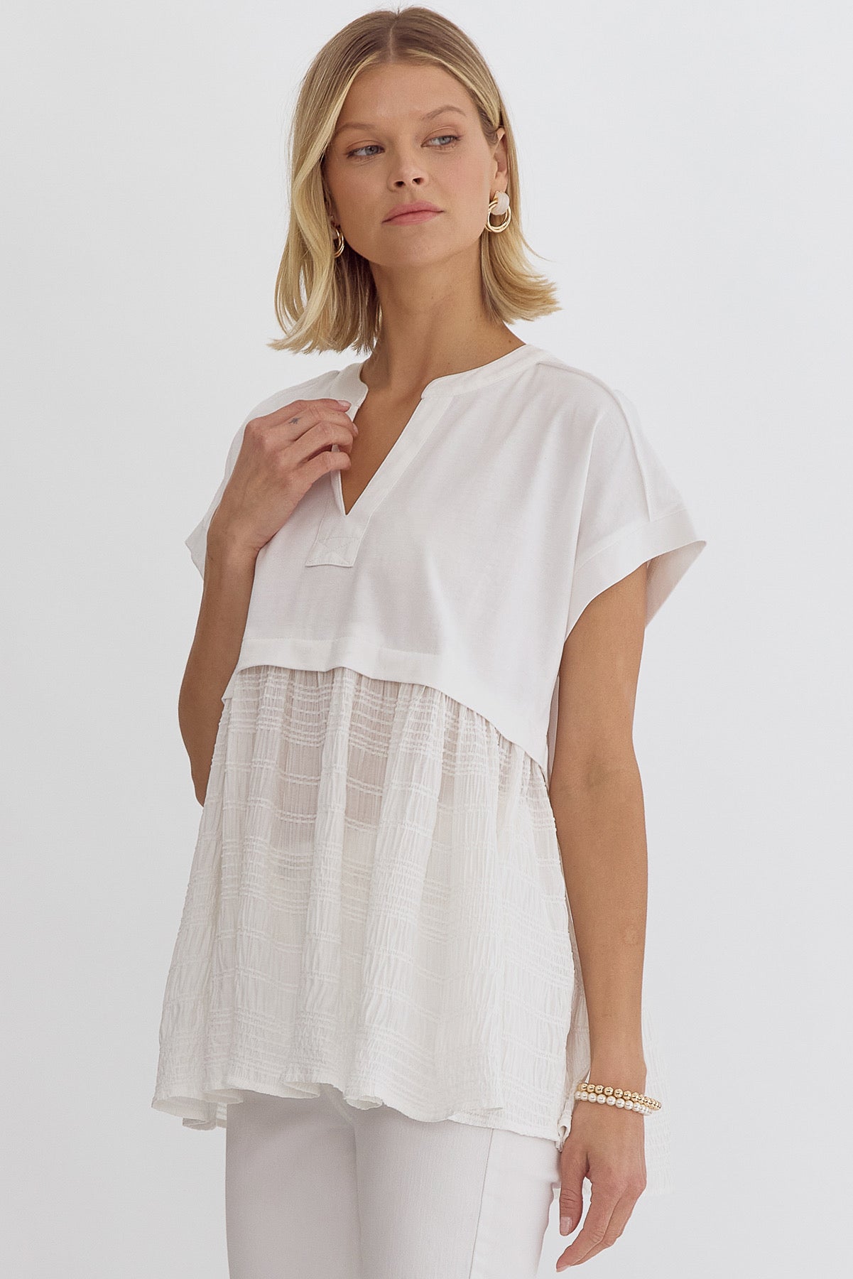 Entro Twofer Blouse