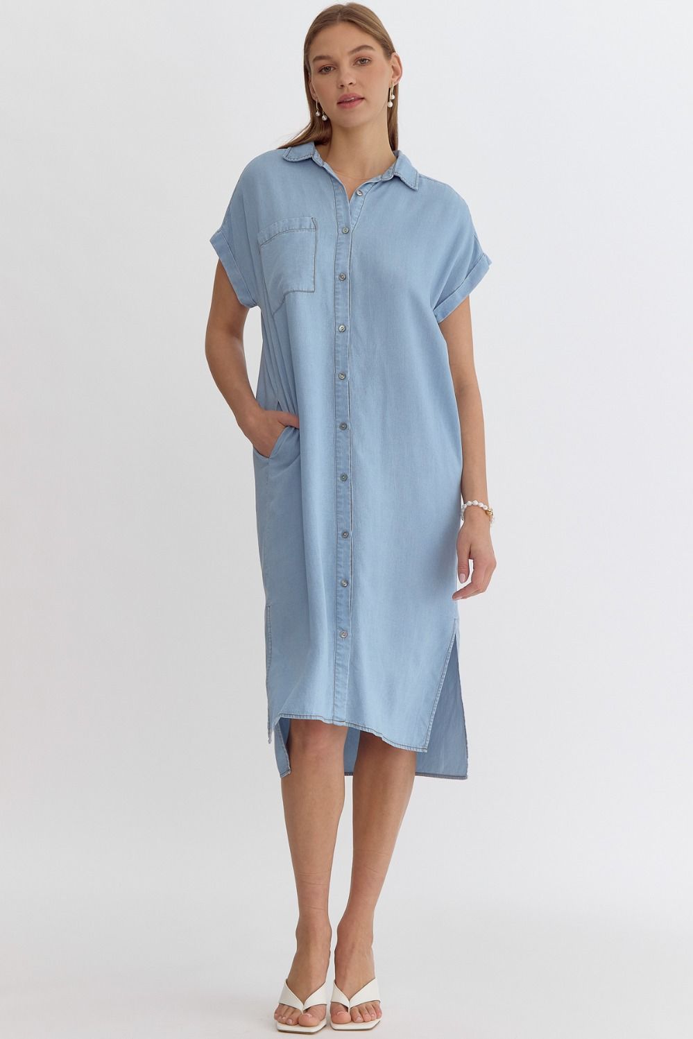 Denim Midi Dress