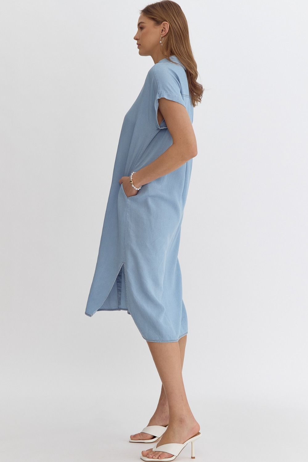 Denim Midi Dress