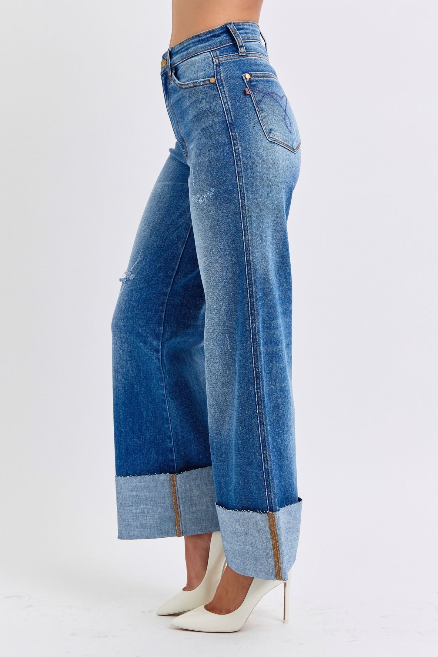 Judy Blue Wide Leg Retro Denim