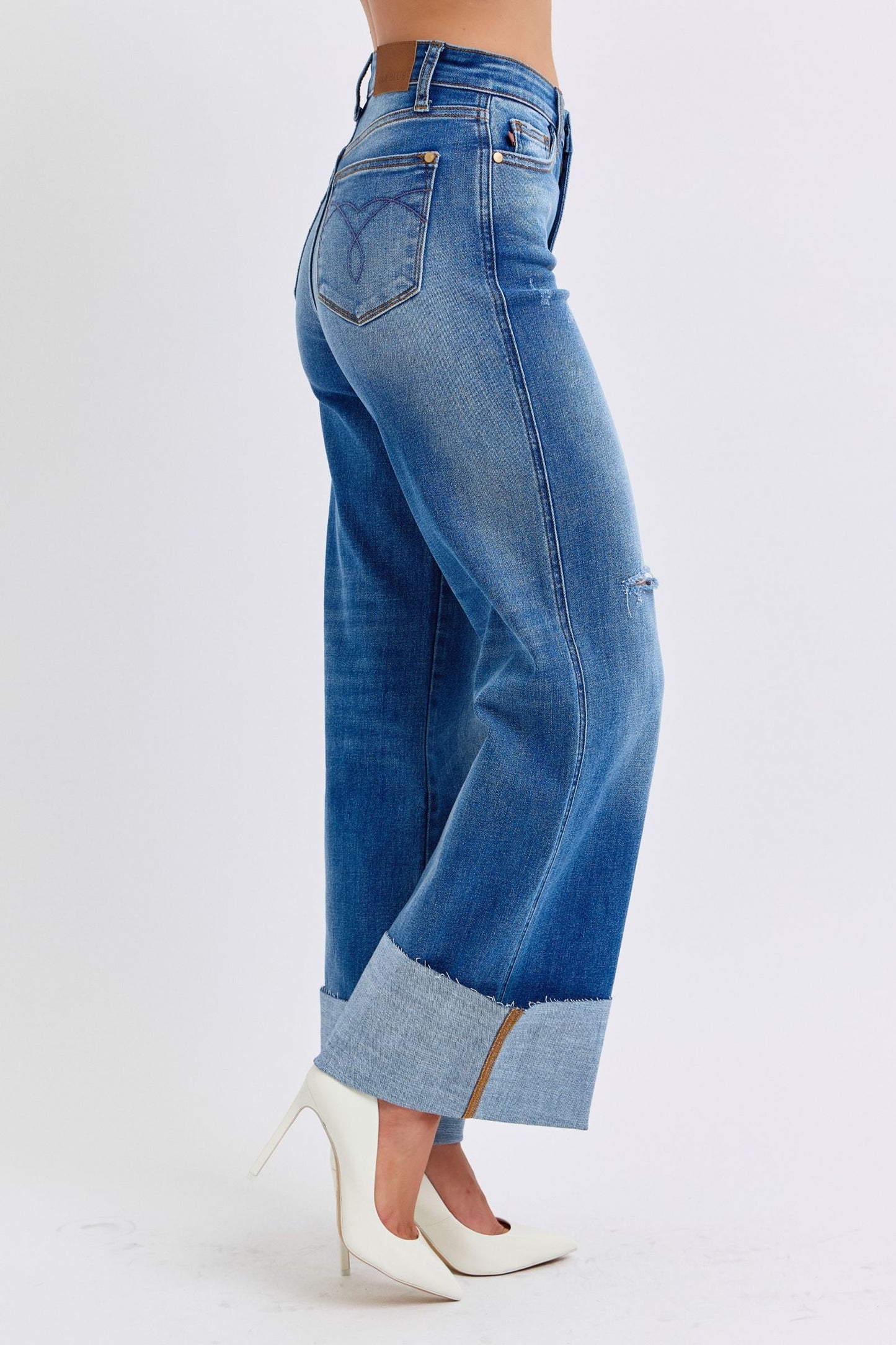 Judy Blue Wide Leg Retro Denim
