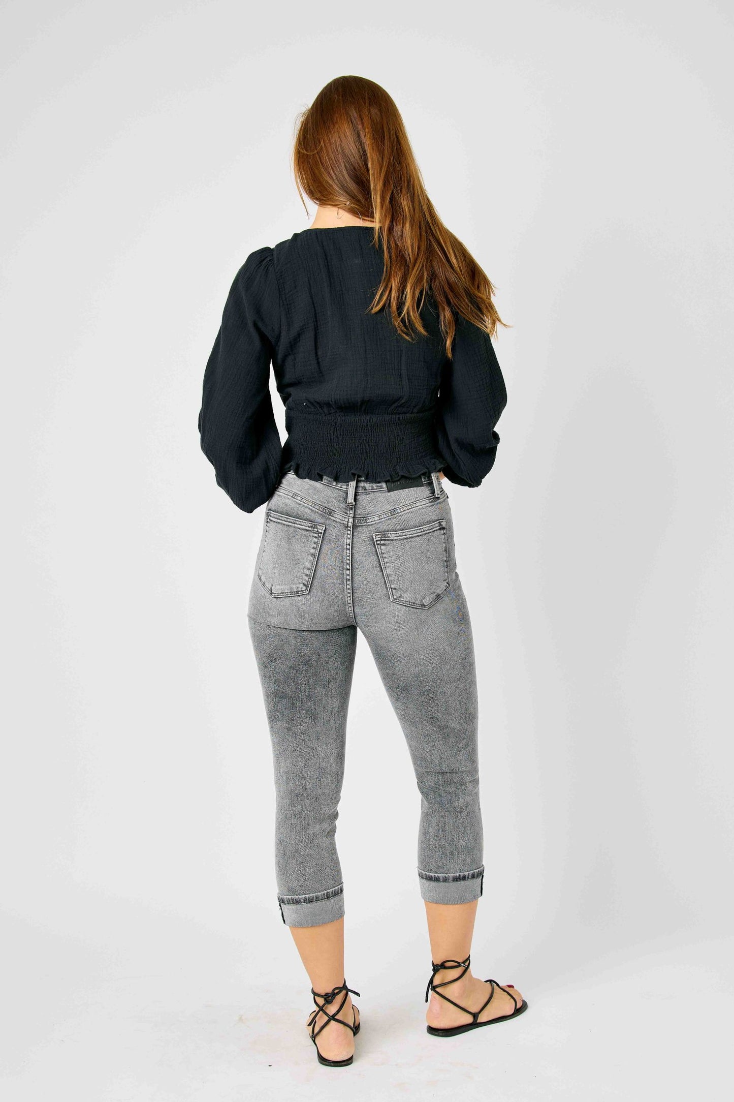 Judy Blue Gray Capri denim