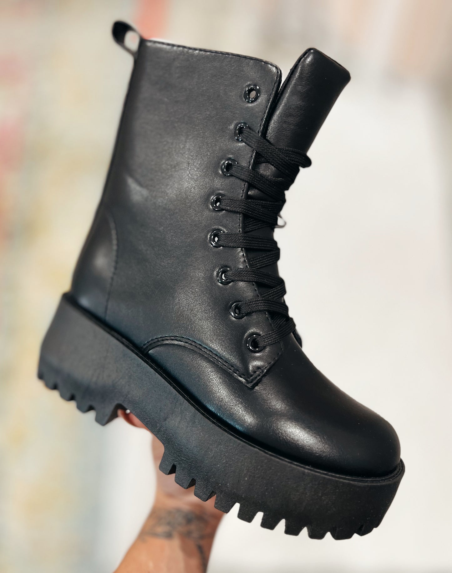 Lace up Combat Boots