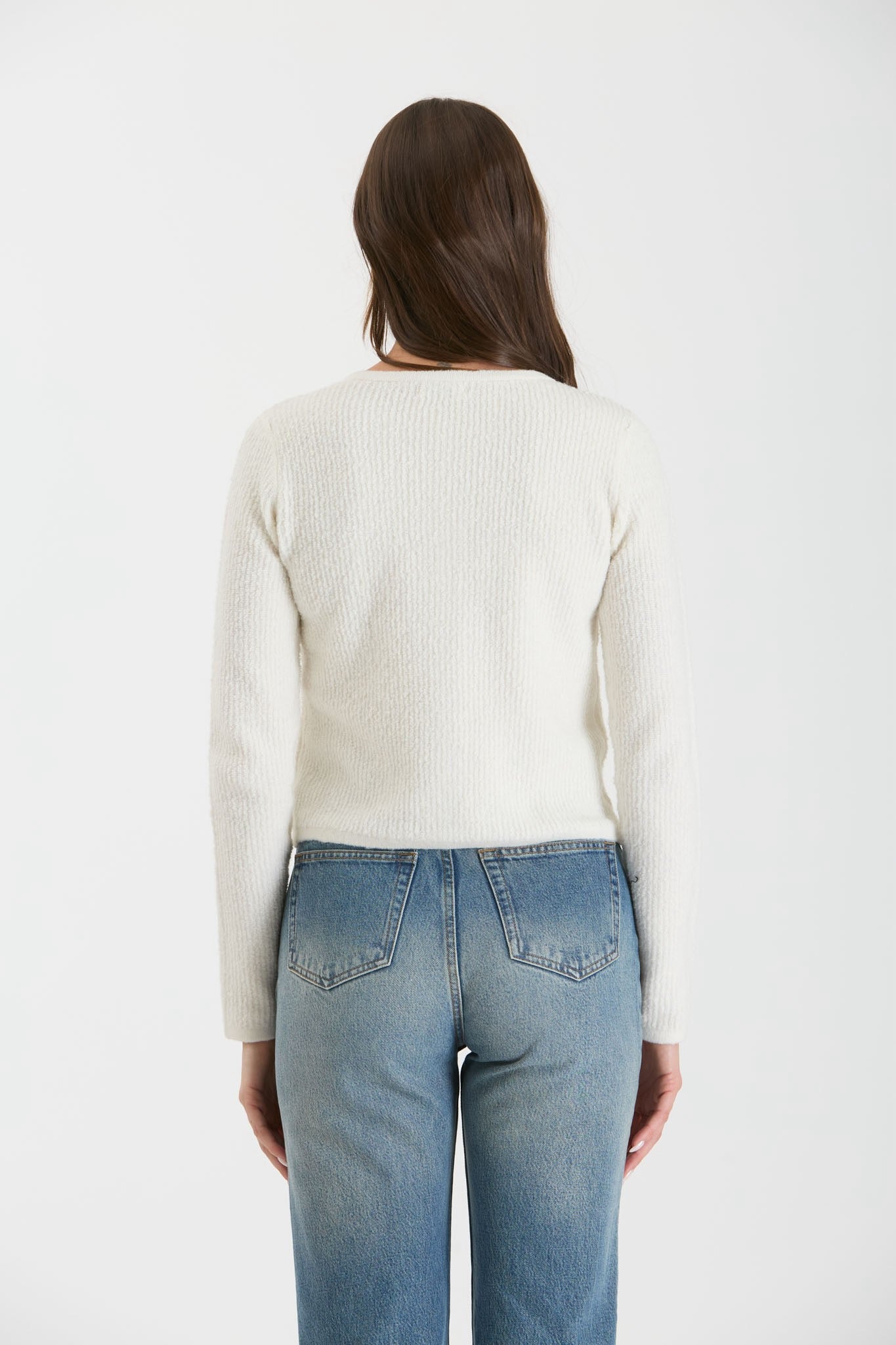 Gold Button Knit Cardigan