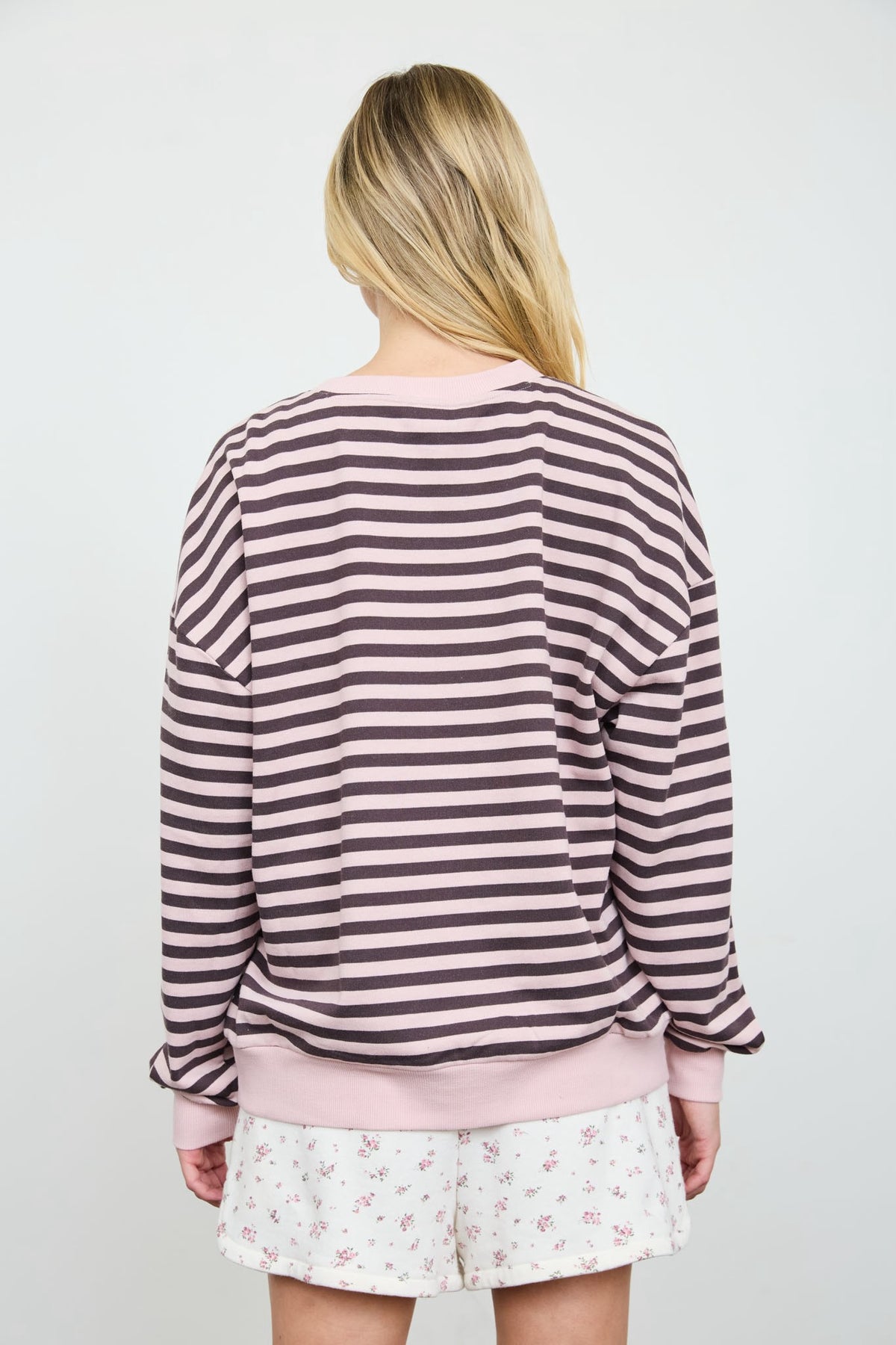 Pink Stripe Sweater