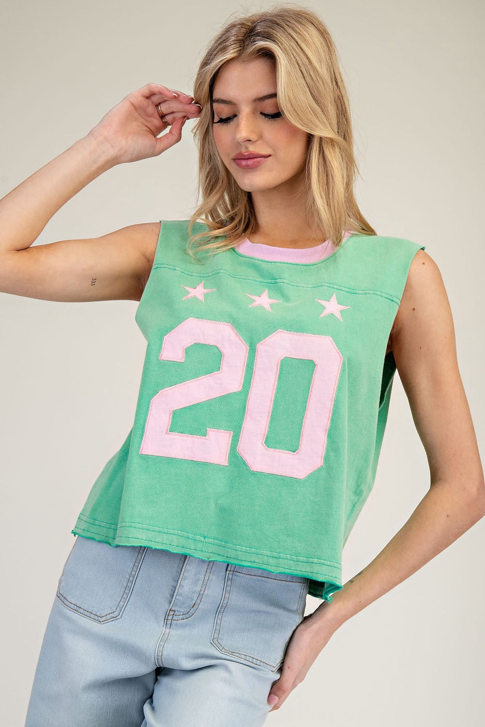 Mineral Varsity Muscle Tank