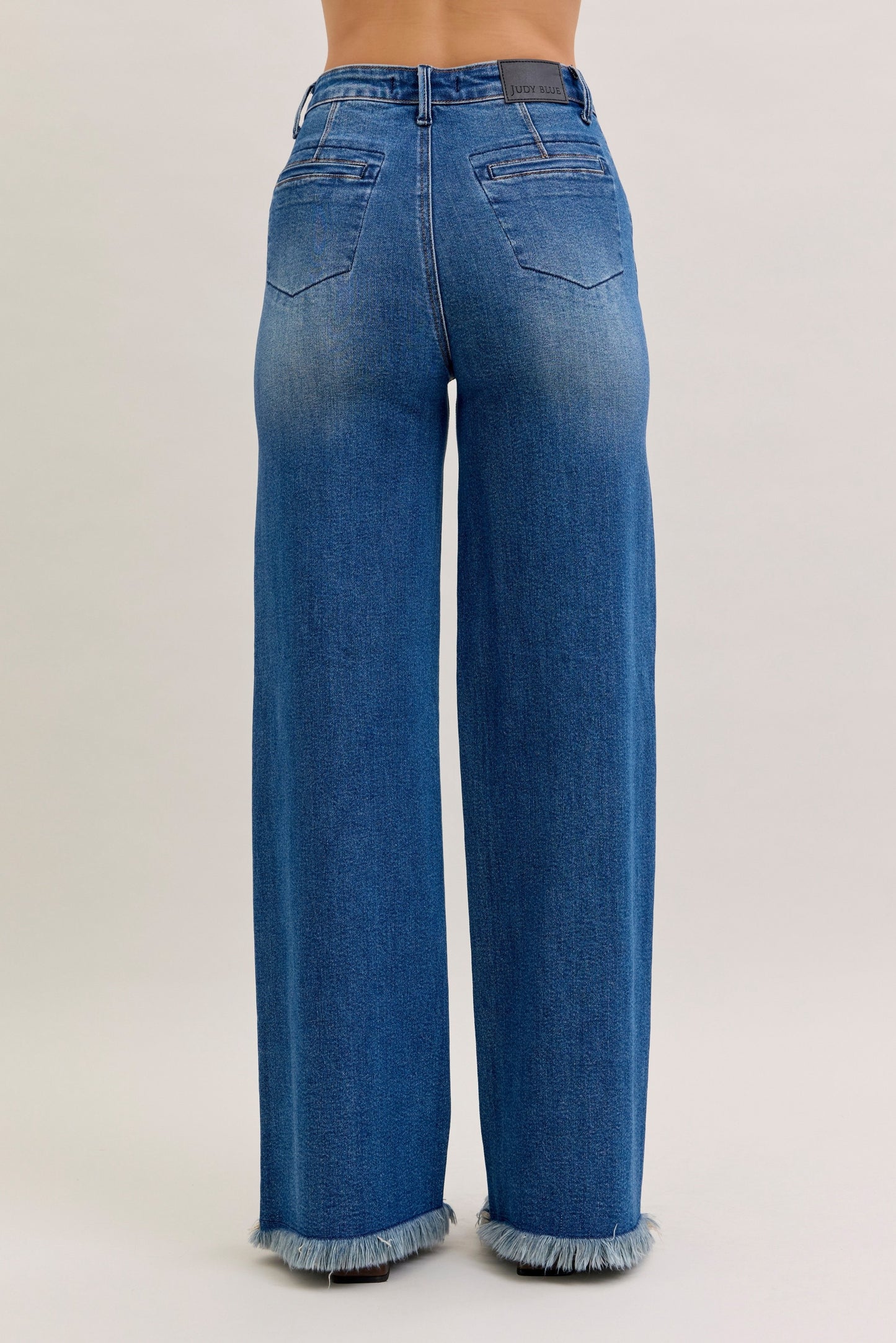 Judy Blue Buttonfly Wide Leg Denim