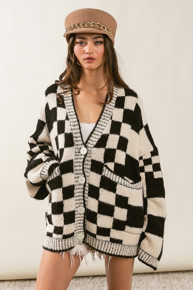 Oversized Sweater Cardigan
