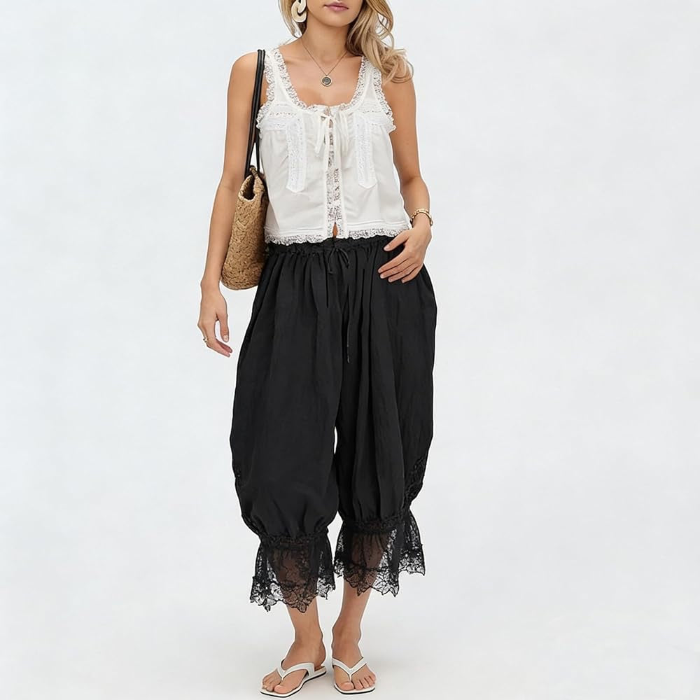Vintage Bloomer Boho Lace Pants