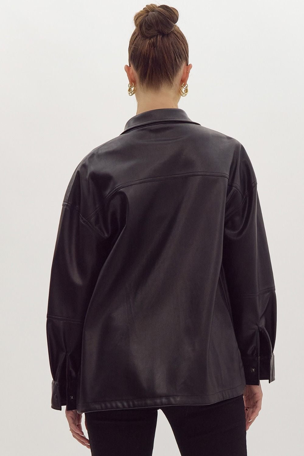 Faux Leather Jacket