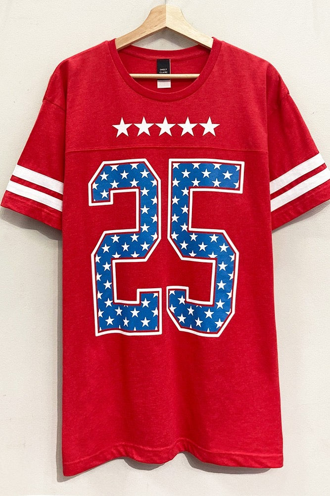 Oversized Varsity Tee