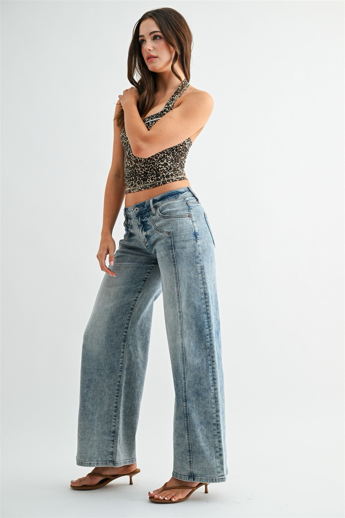 Mica Panel Wide Leg Denim