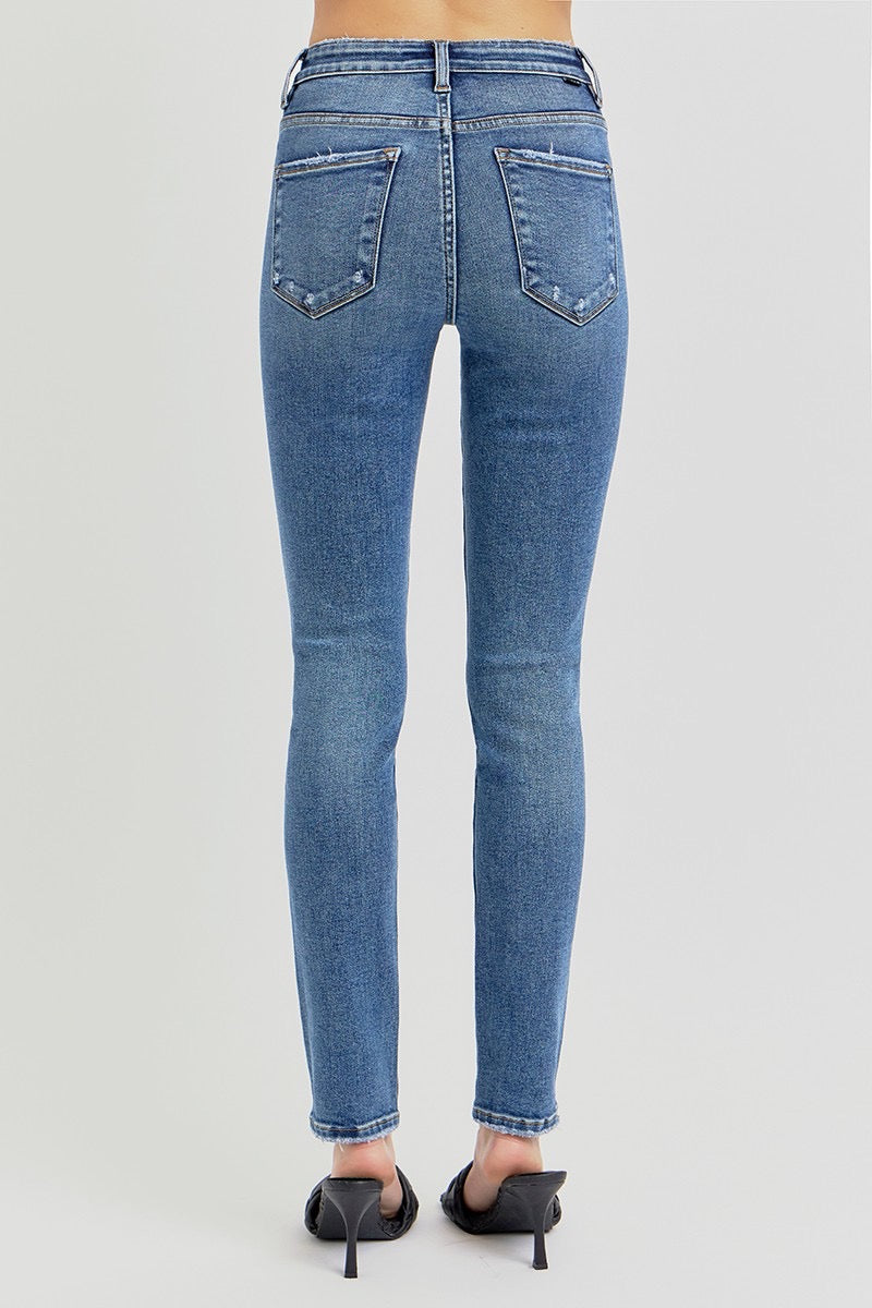 Risen Tummy Control Skinny Jeans