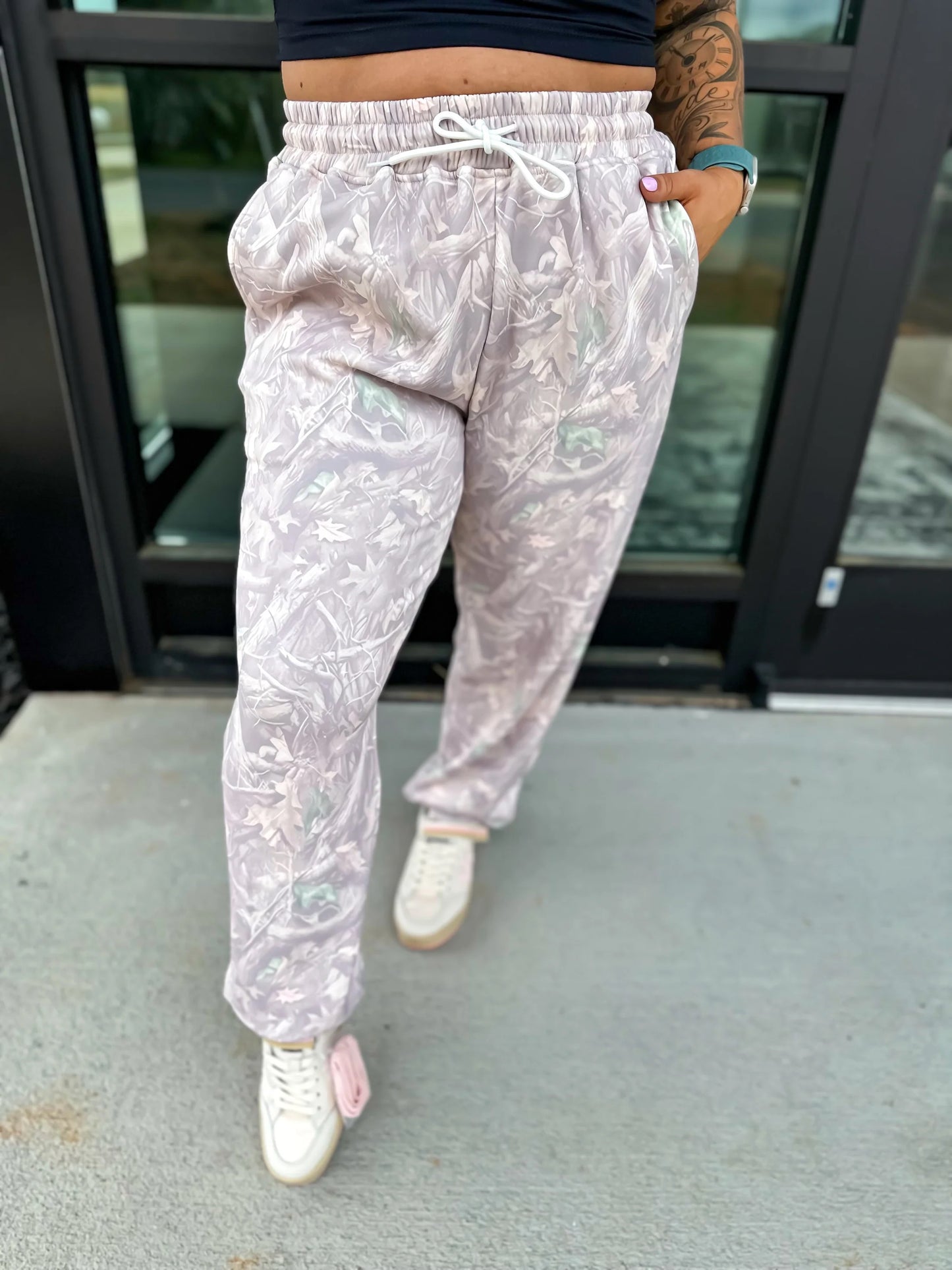 Birdie Tan Camo Joggers
