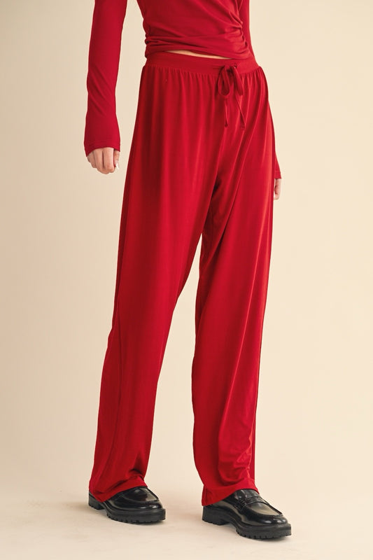 Cherry Knit Ribbed Set