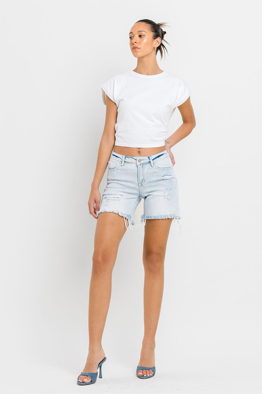 Vervet Mid Thigh Shorts