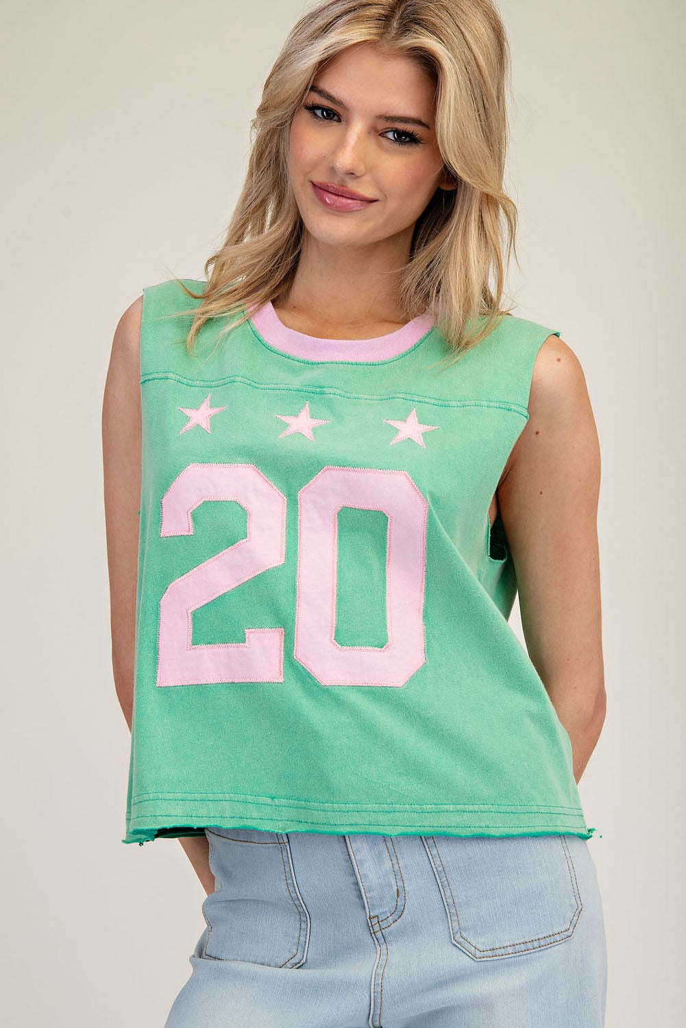 Mineral Varsity Muscle Tank