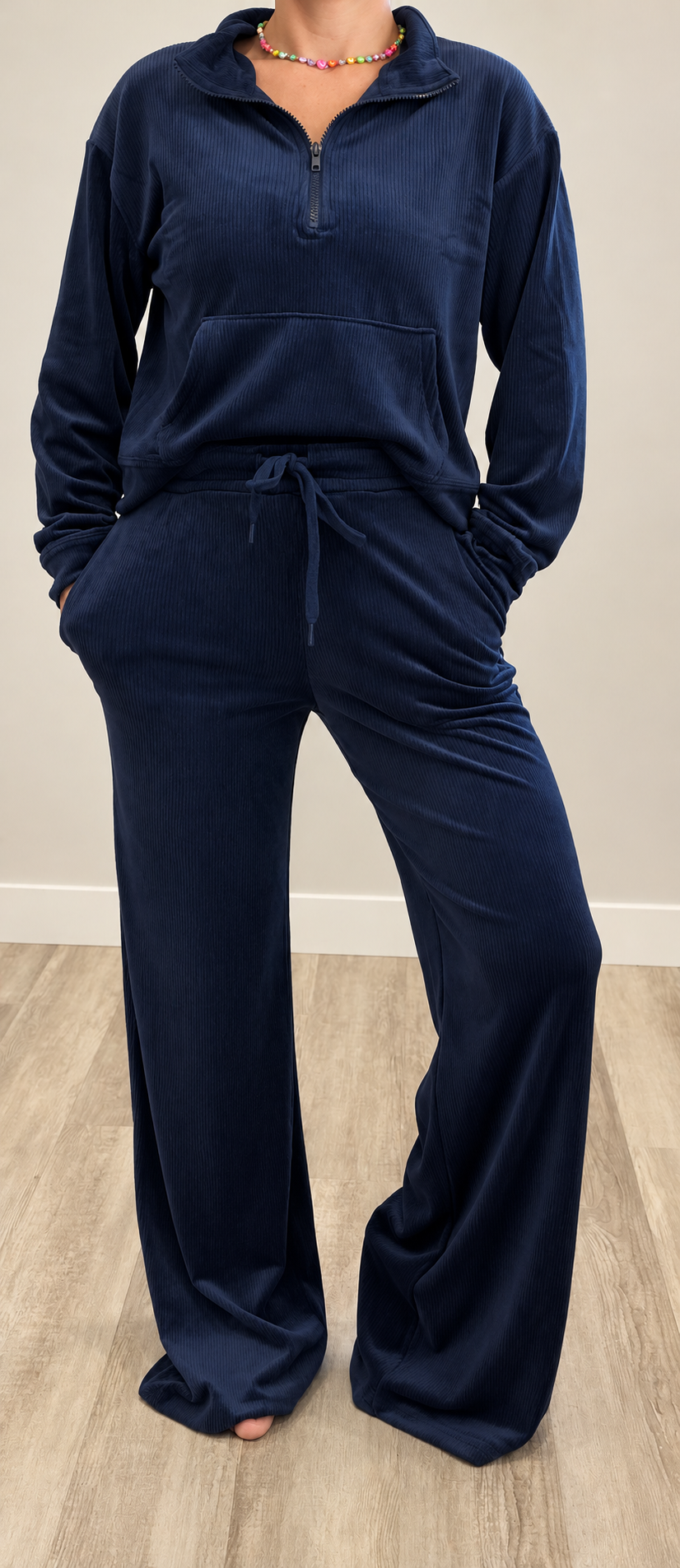 Half Zip Pullover Set