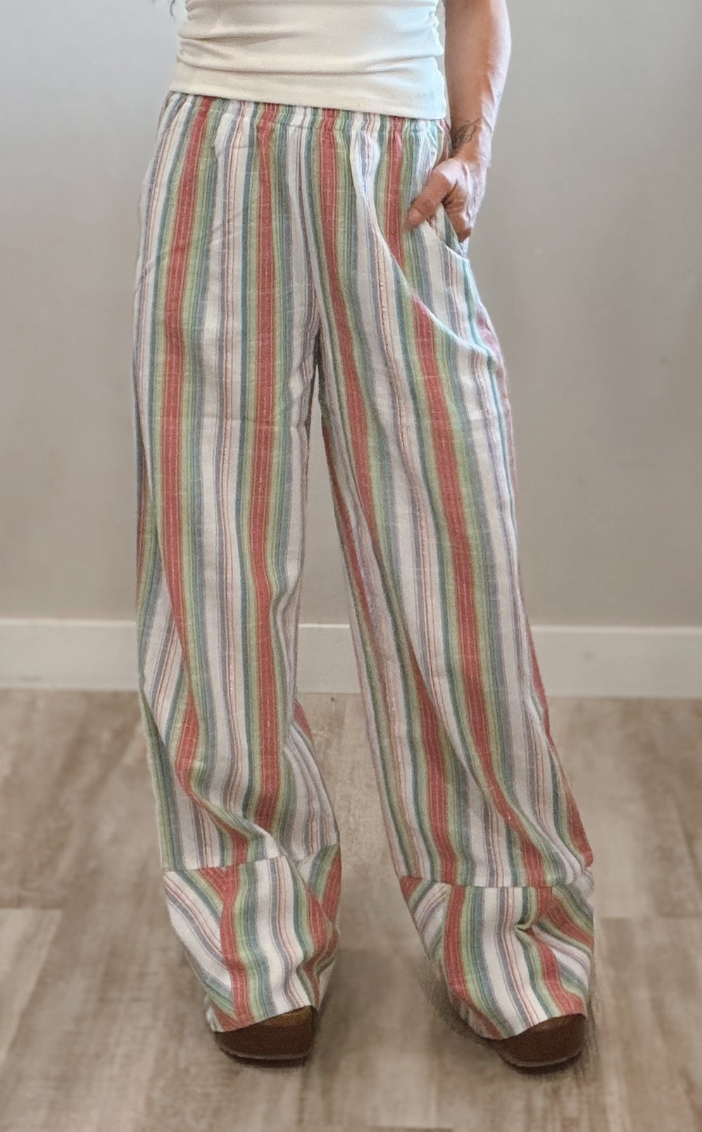 Sunset Striped Pants