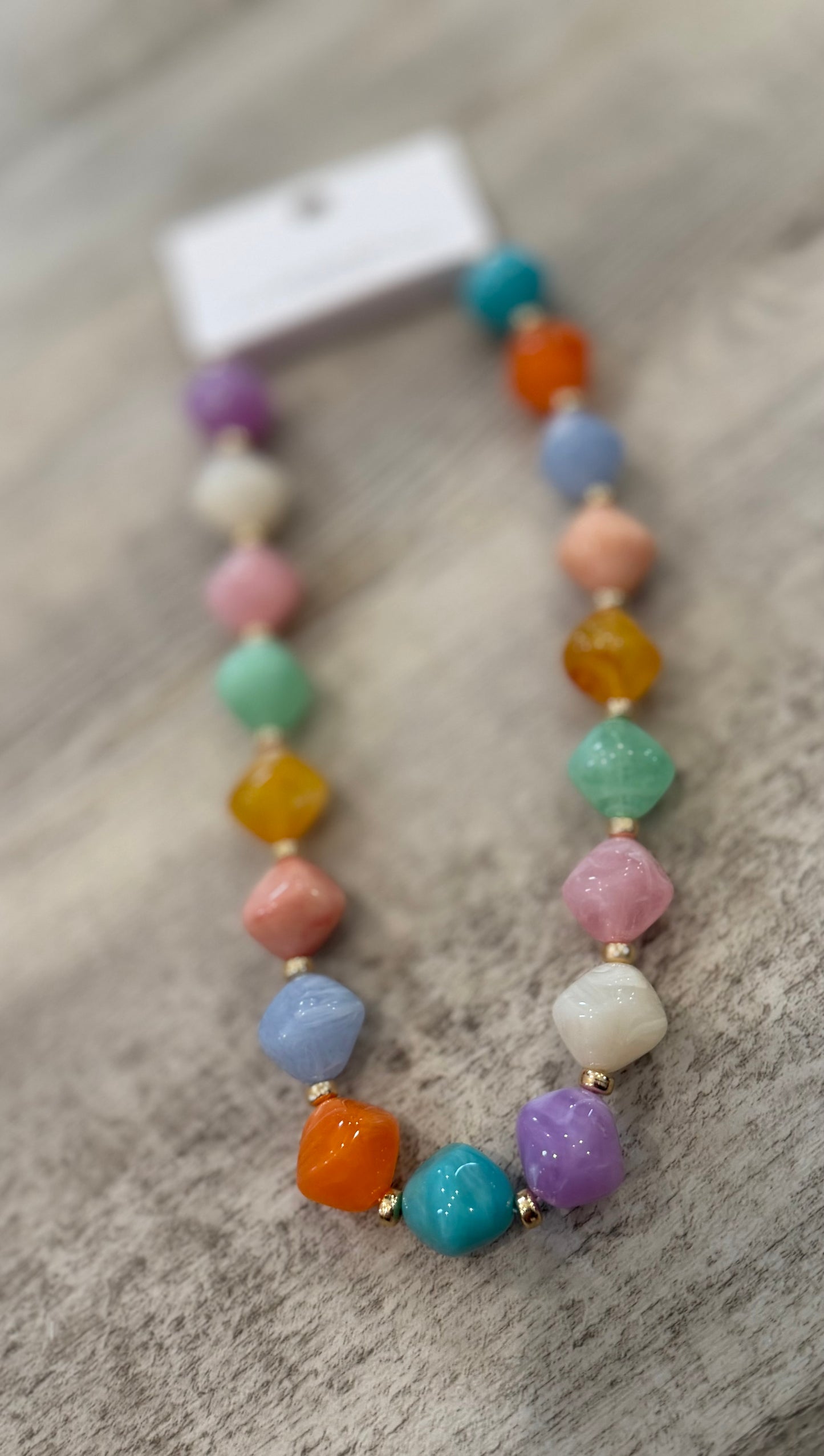 ￼ Chunky Multicolor Necklace ￼
