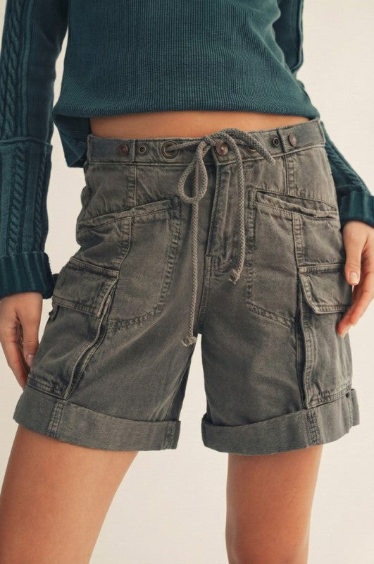 Vintage Washed Cargo Shorts ￼