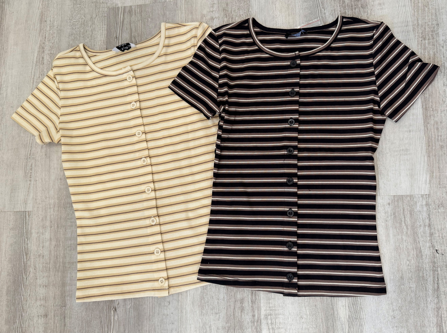 Striped Button Down Top