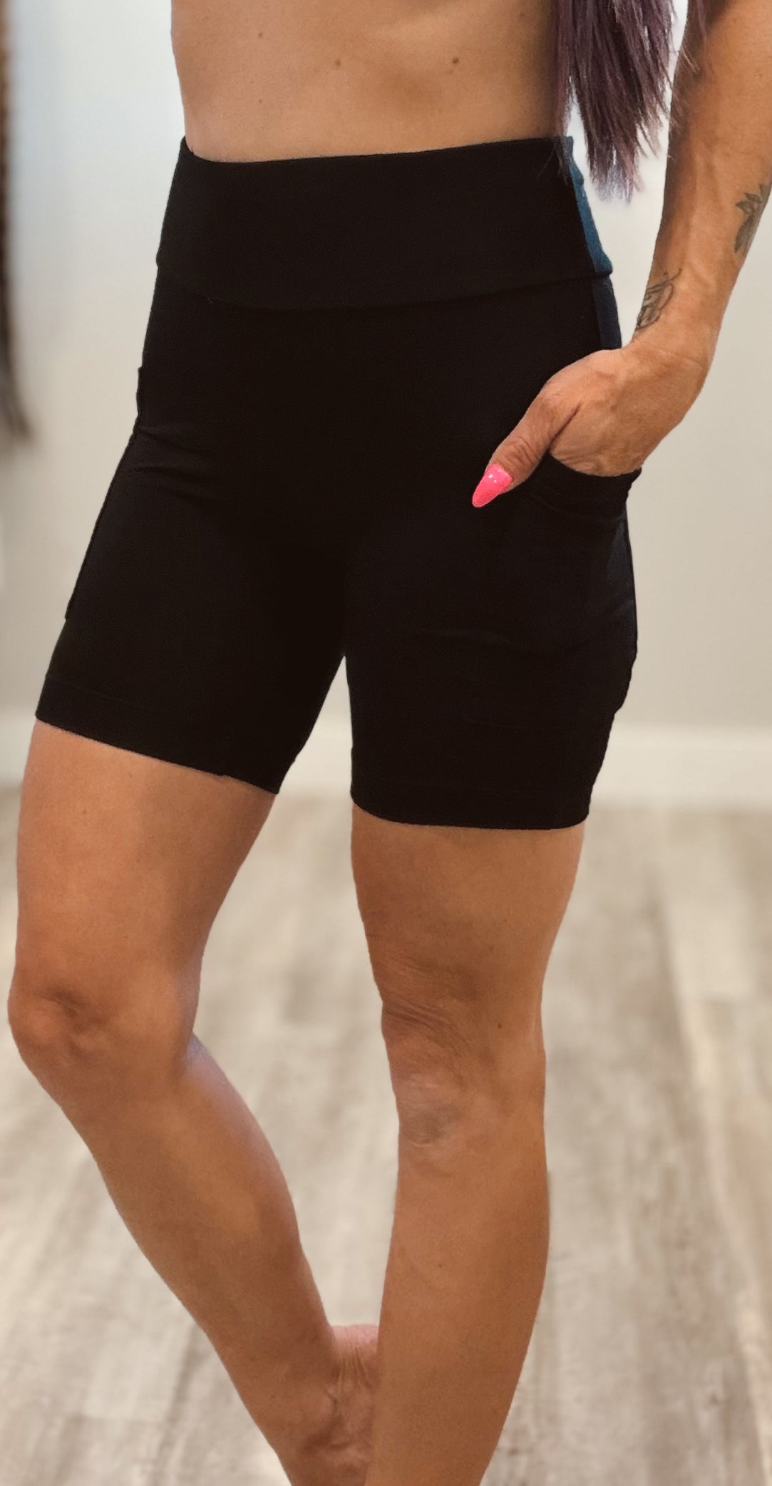 High Rise Bike Shorts