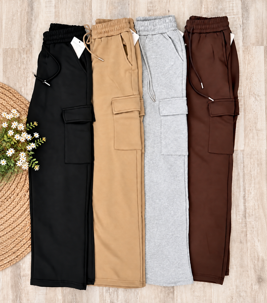 Cozy Cargo Sweatpants