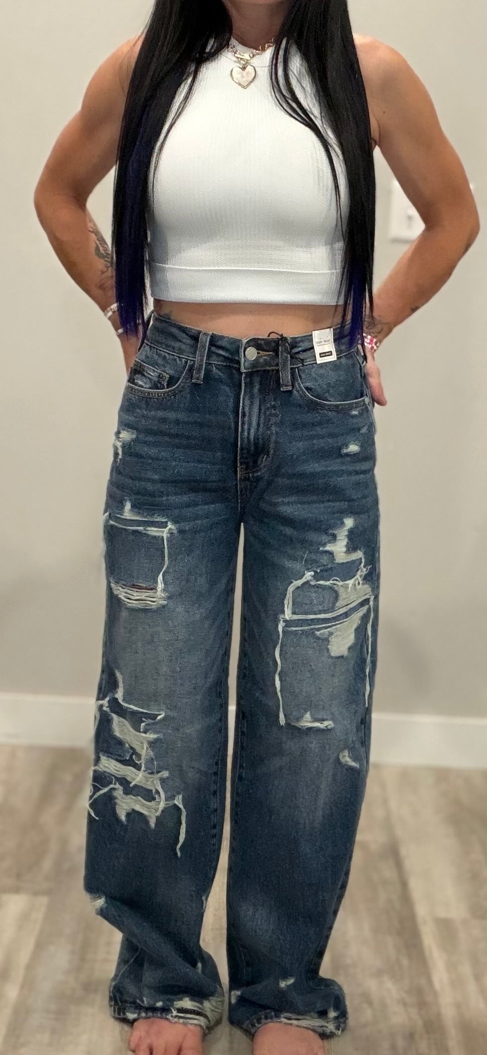 Judy Blue Wilhelmina Rigid Magic Denim