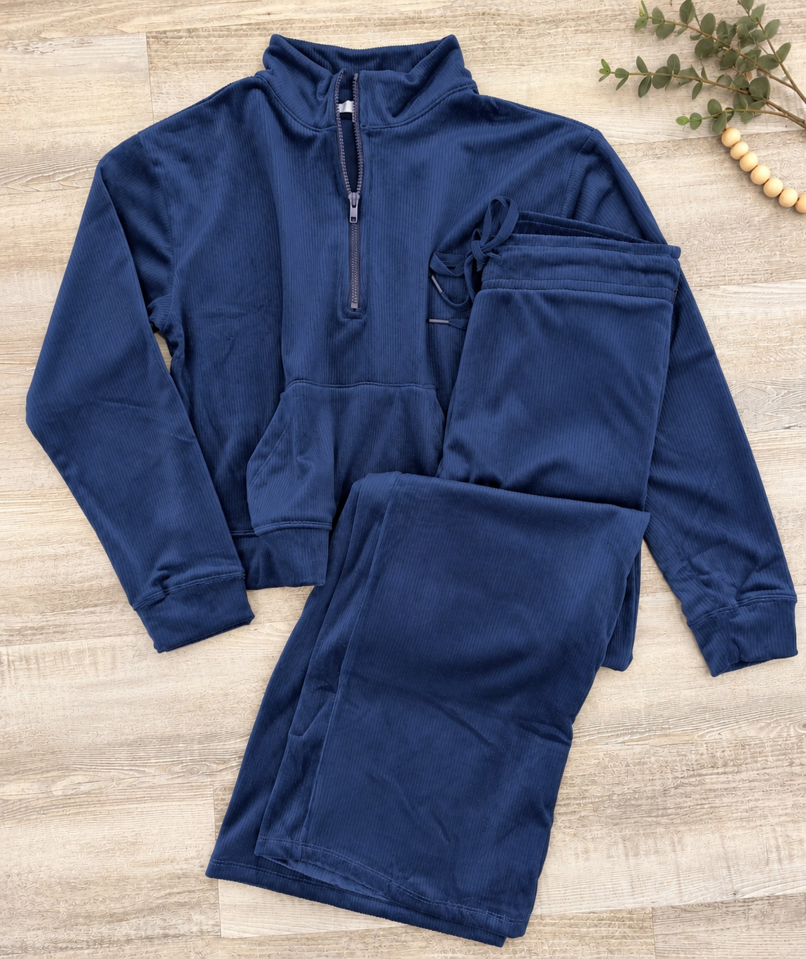 Half Zip Pullover Set
