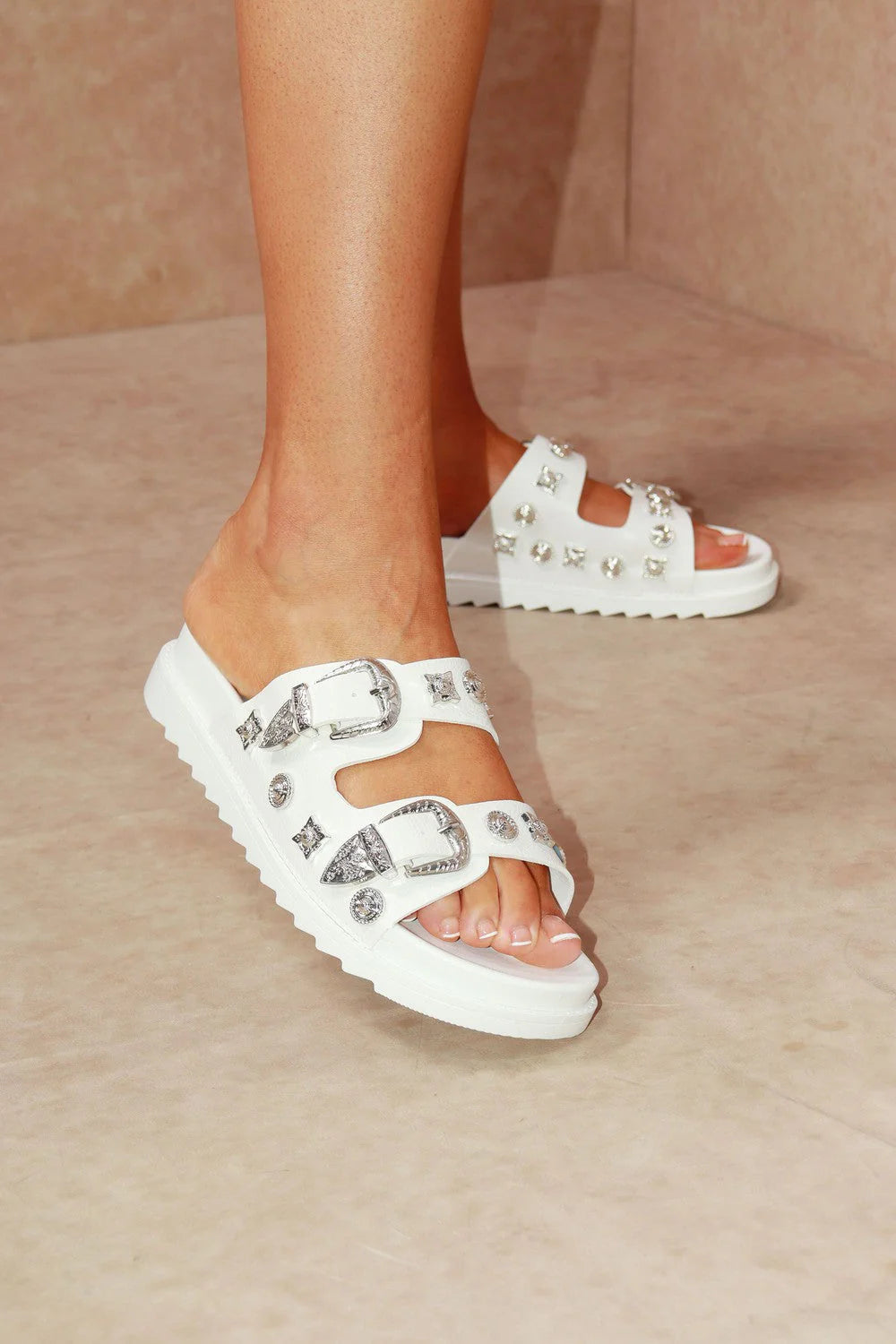 Western Buckle Slides