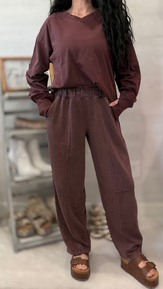 Cherry French Terry set