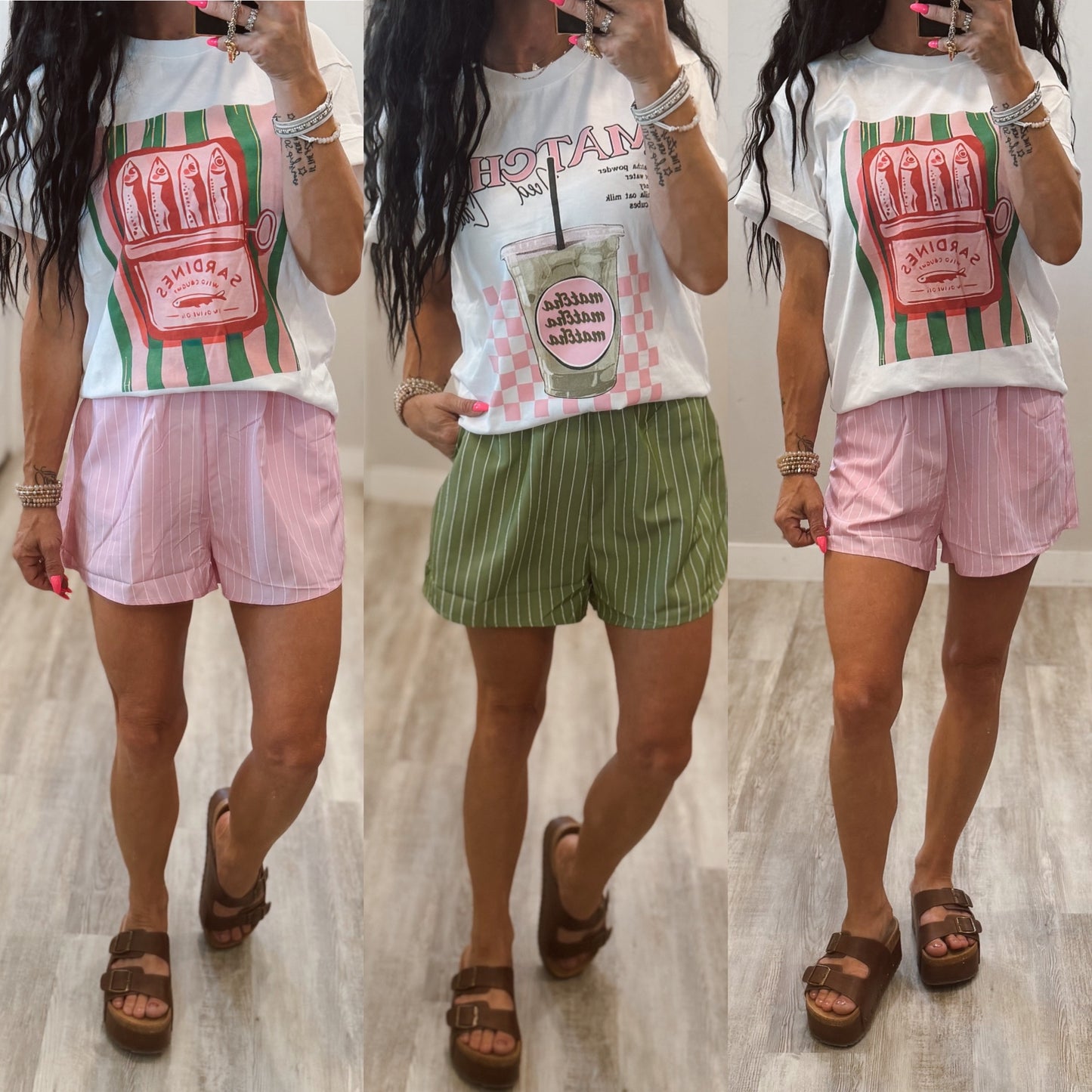 Tee and Shorts Lounge Sets
