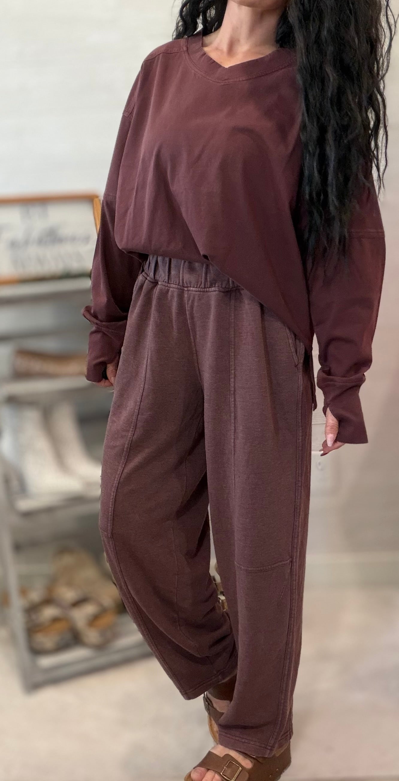 Cherry French Terry set